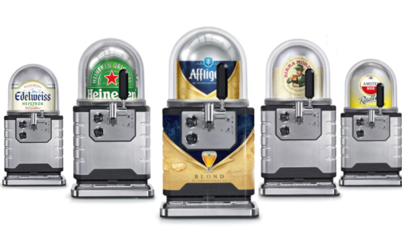 Blade biertaps met verschillende biermerken